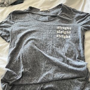 Tee shirt cut out